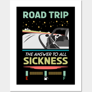 Retro Road trip the answer to all sickness 04 Posters and Art